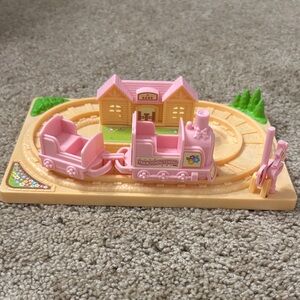 Calico Critters Train Station Playset